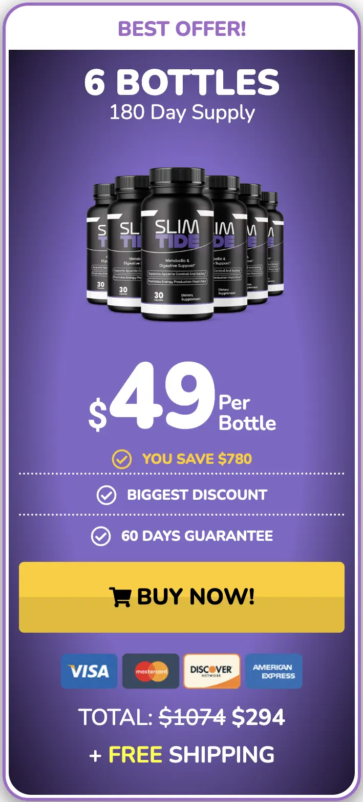 SlimTide Buy Six Bottles