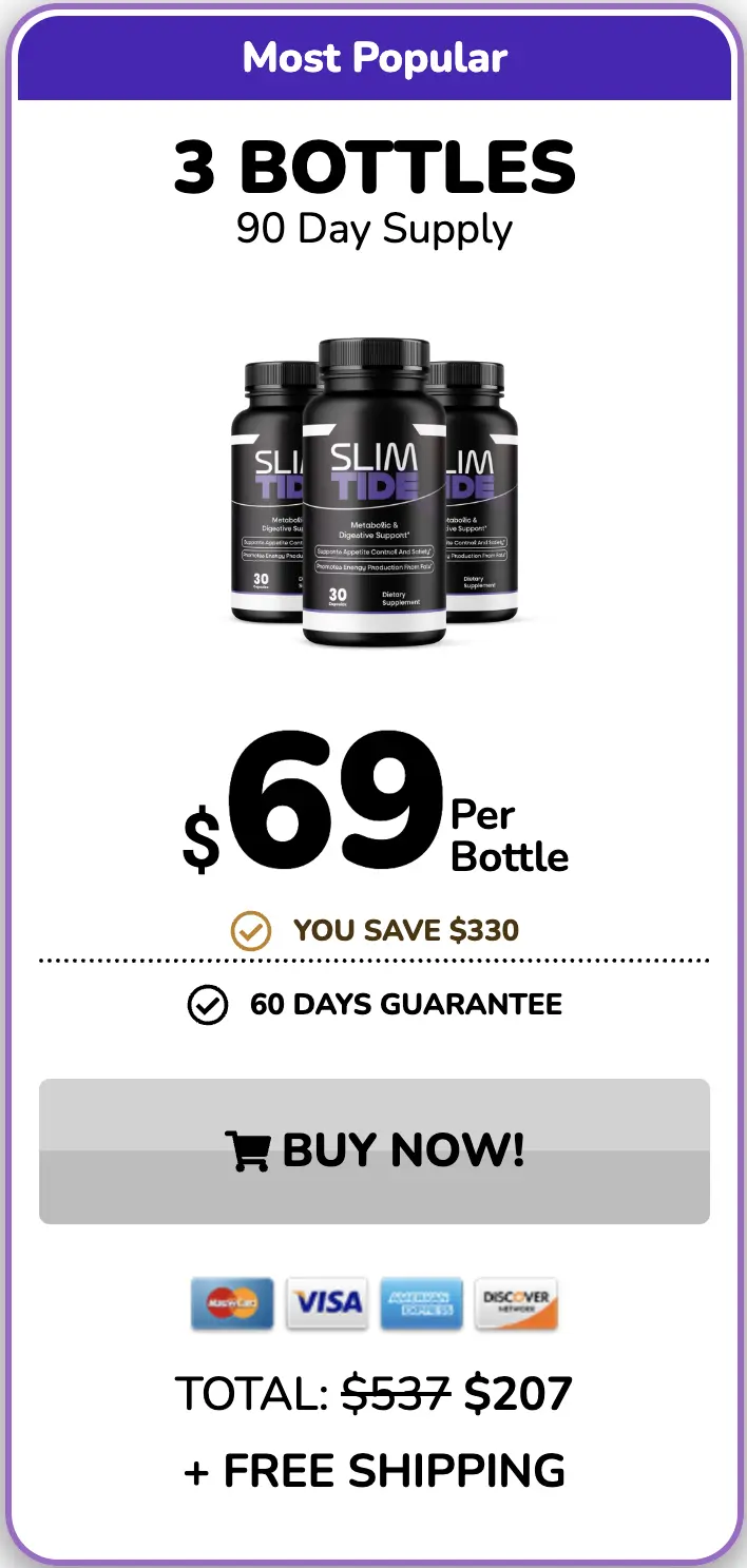 SlimTide Buy Three Bottles